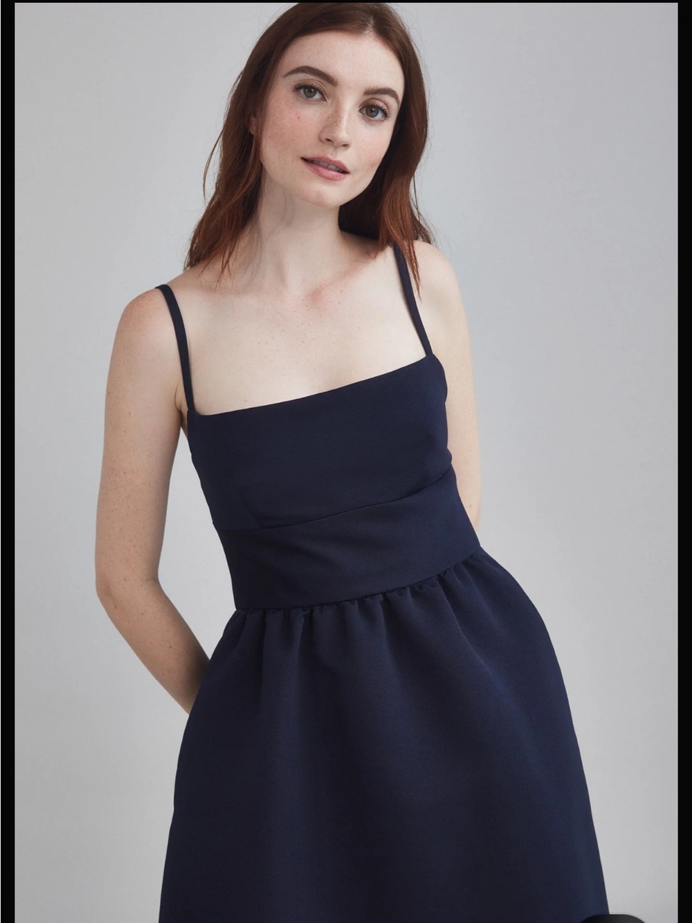 Amsale Black Ever Bridesmaid Dress